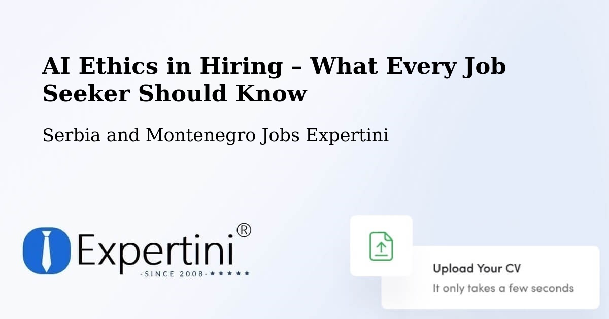 AI Ethics in Recruitment & Hiring – North York - North York, Serbia and Montenegro Jobs Expertini