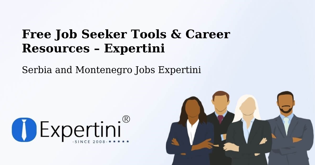 Free Job Seeker Tools & Career Resources – North York - North York, Serbia and Montenegro Jobs Expertini
