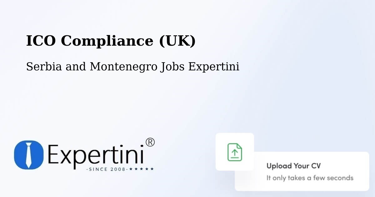 UK Data Protection & ICO Compliance – North York - Serbia and Montenegro Jobs Expertini
