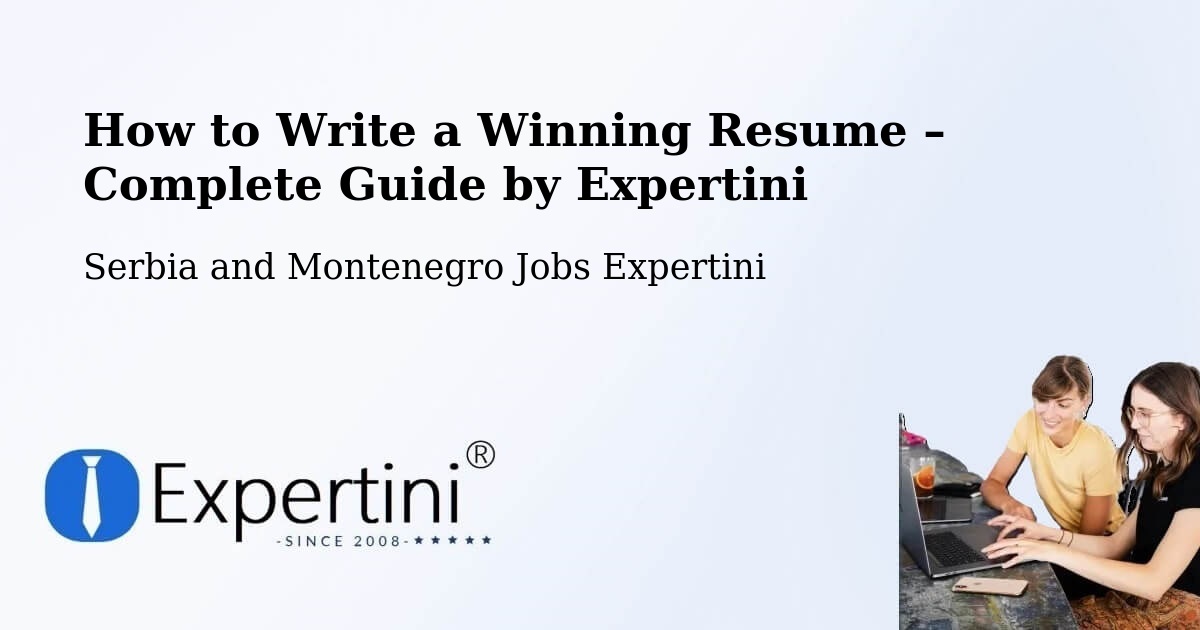 Resume Writing Guide for Job Seekers – North York - North York, Serbia and Montenegro Jobs Expertini